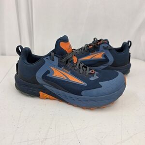 Altra Timp 5 Blue Orange Trail Running Shoes Vibram AL0A85PE480 Mens 10.5 EUC.